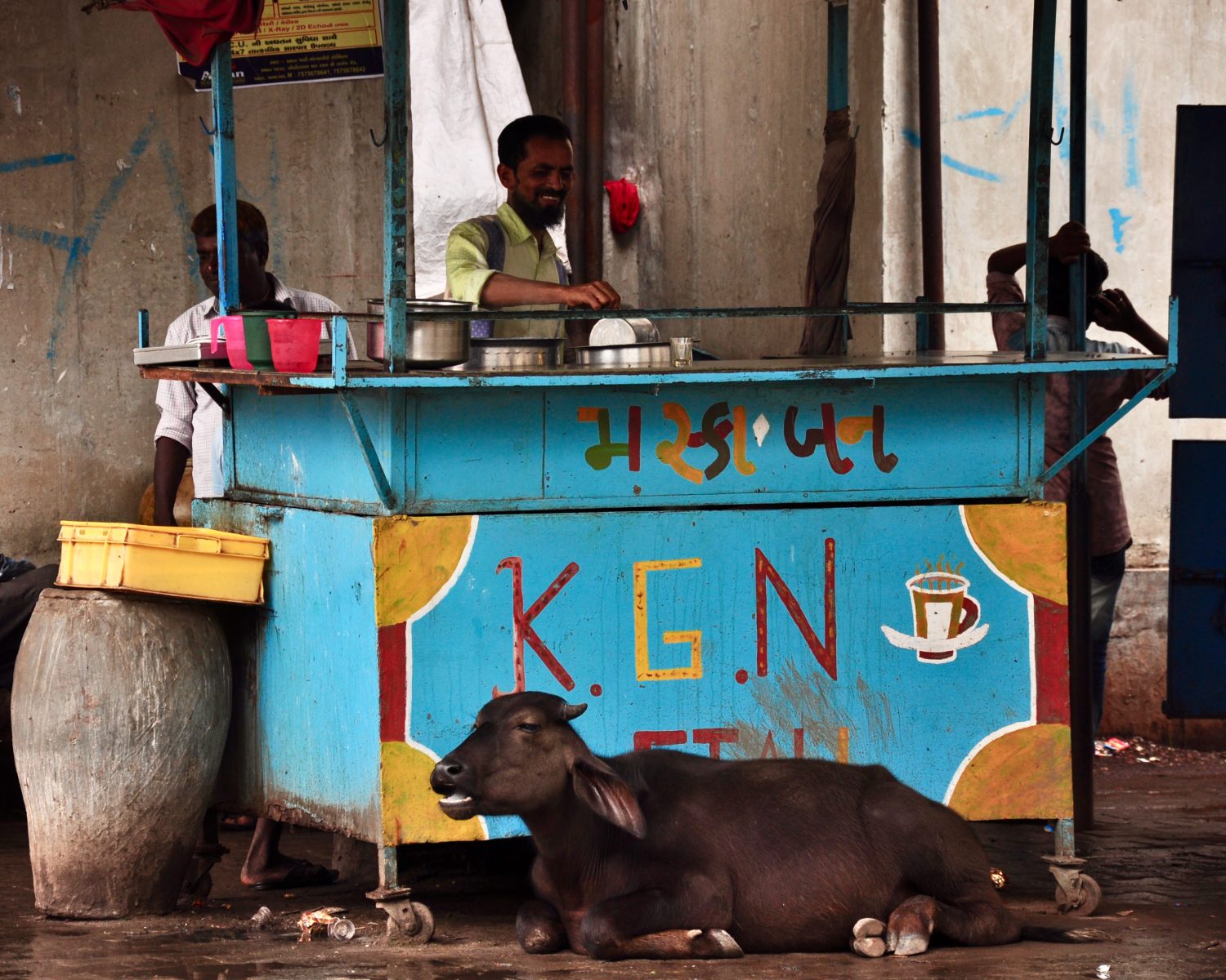 A chai stall